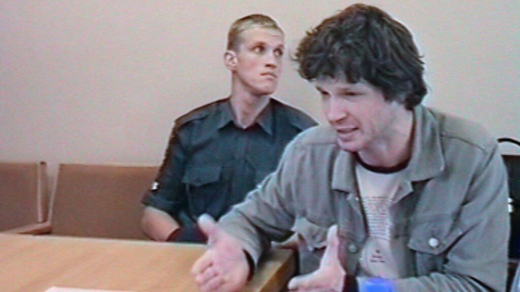 Bertrand Cantat lors de son audition, en 2003 // Source : Netflix