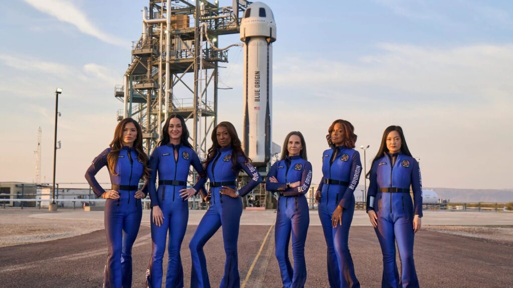 L'équipe de la mission NS-31 // Source : Blue Origin L'équipe de la mission NS-31 // Source : Blue Origin