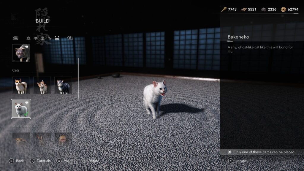 Le chat Ghost dans Assassin's Creed Shadows Le chat Ghost dans Assassin's Creed Shadows