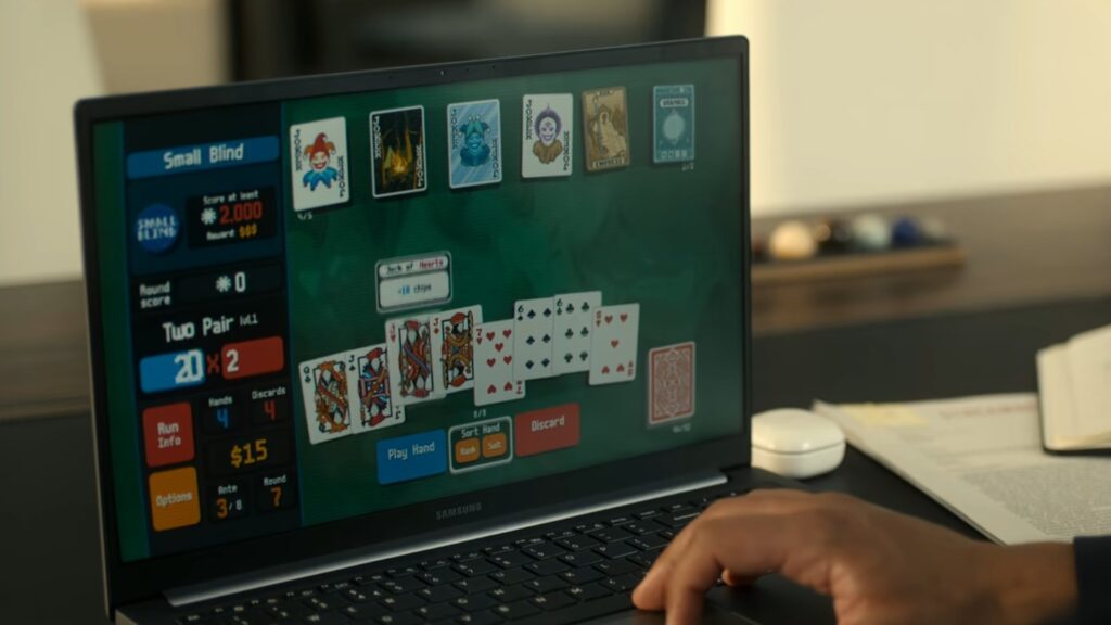 Balatro dans Black Mirror // Source : X