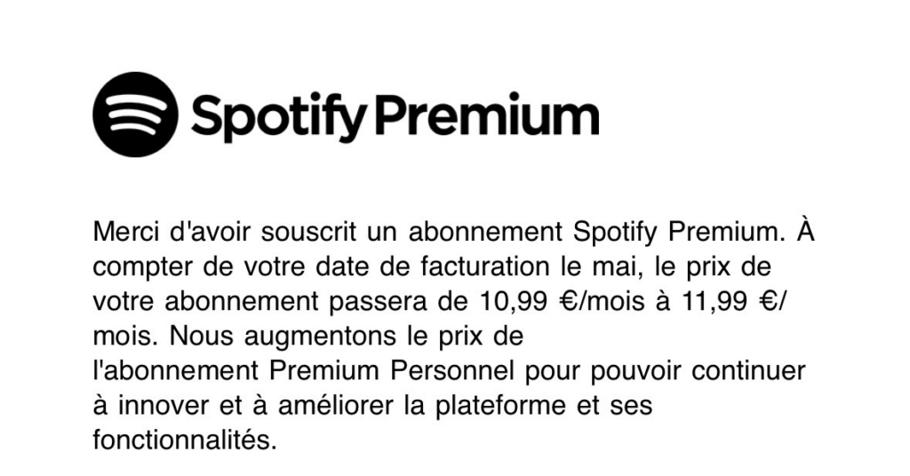 Les nouveaux prix de Spotify au Benelux vont-ils arriver en France ? Les nouveaux prix de Spotify au Benelux vont-ils arriver en France ?