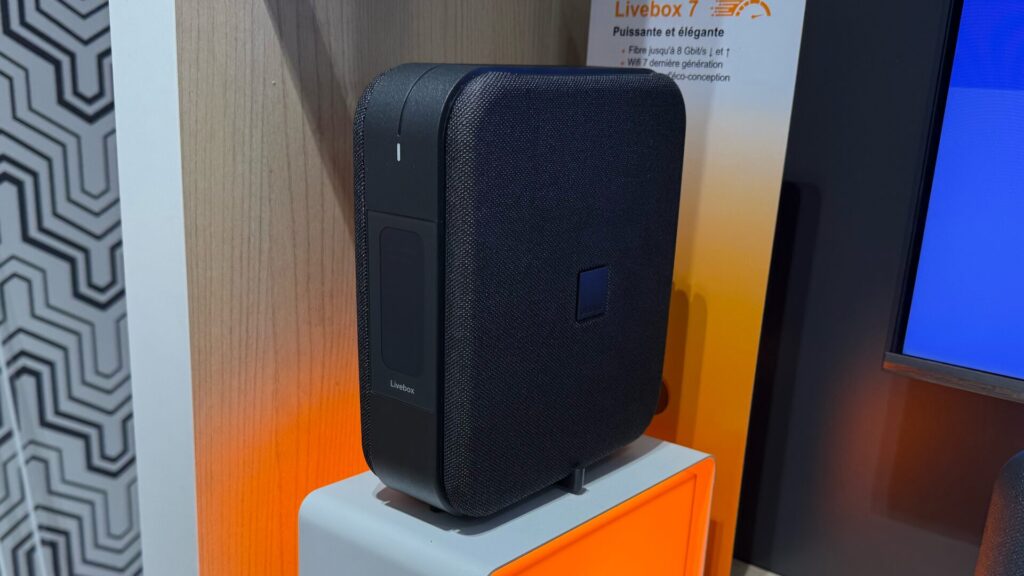 La Livebox 7 d'Orange. // Source : Numerama La Livebox 7 d'Orange. // Source : Numerama