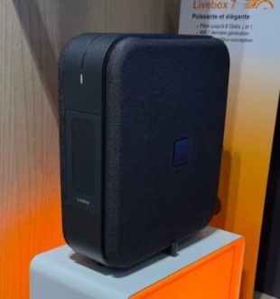 La Livebox 7 d'Orange. // Source : Numerama