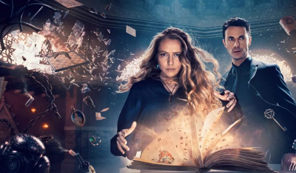 Diana et Matthew dans A Discovery of Witches // Source : Sky1 Diana et Matthew dans A Discovery of Witches // Source : Sky1