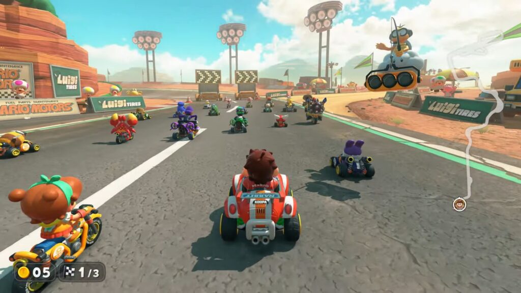 Mario Kart World sur Switch 2. Mario Kart World sur Switch 2.