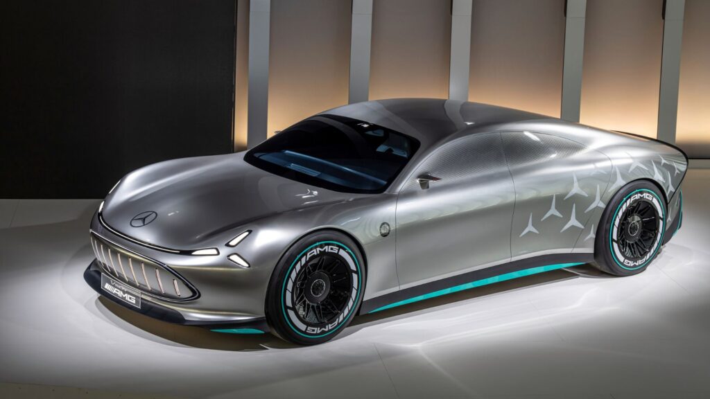 Le concept Mercedes Vision AMG (2022) // Source : Mercedes Le concept Mercedes Vision AMG (2022) // Source : Mercedes
