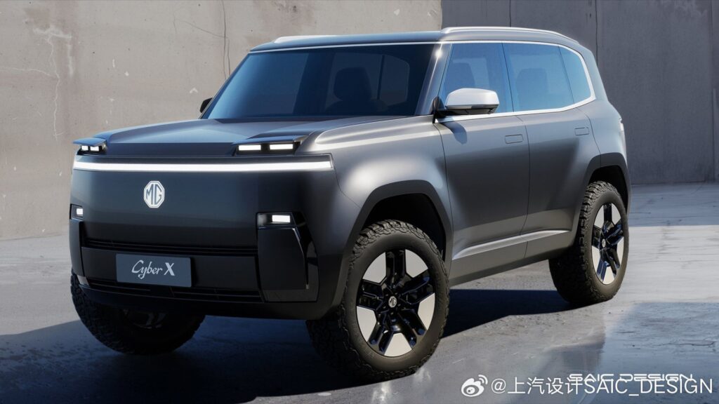 Le MG Cyber X // Source : SAIC Design