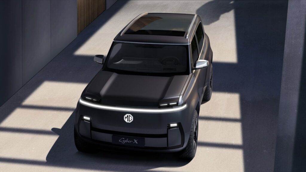 Le MG Cyber X // Source : SAIC Design