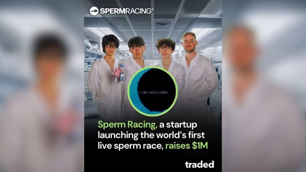 Les quatre fondateurs de Sperm Racing // Source : Sperm Racing Les quatre fondateurs de Sperm Racing // Source : Sperm Racing