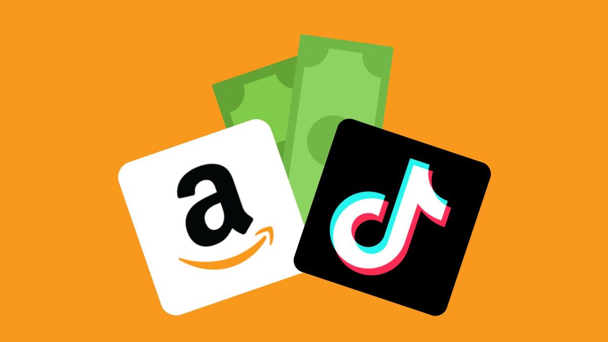 Amazon voudrait racheter TikTok // Source : Montage Numerama Amazon voudrait racheter TikTok // Source : Montage Numerama