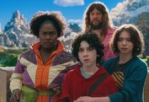 Les quatre personnages du film qui rencontrent Steve // Source : Warner Bros. Les quatre personnages du film qui rencontrent Steve // Source : Warner Bros.