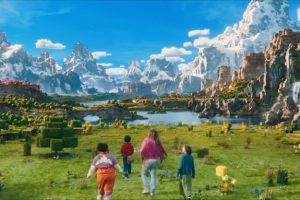 Une scène de « Minecraft, le film » // Source : Warner Bros. Une scène de « Minecraft, le film » // Source : Warner Bros.