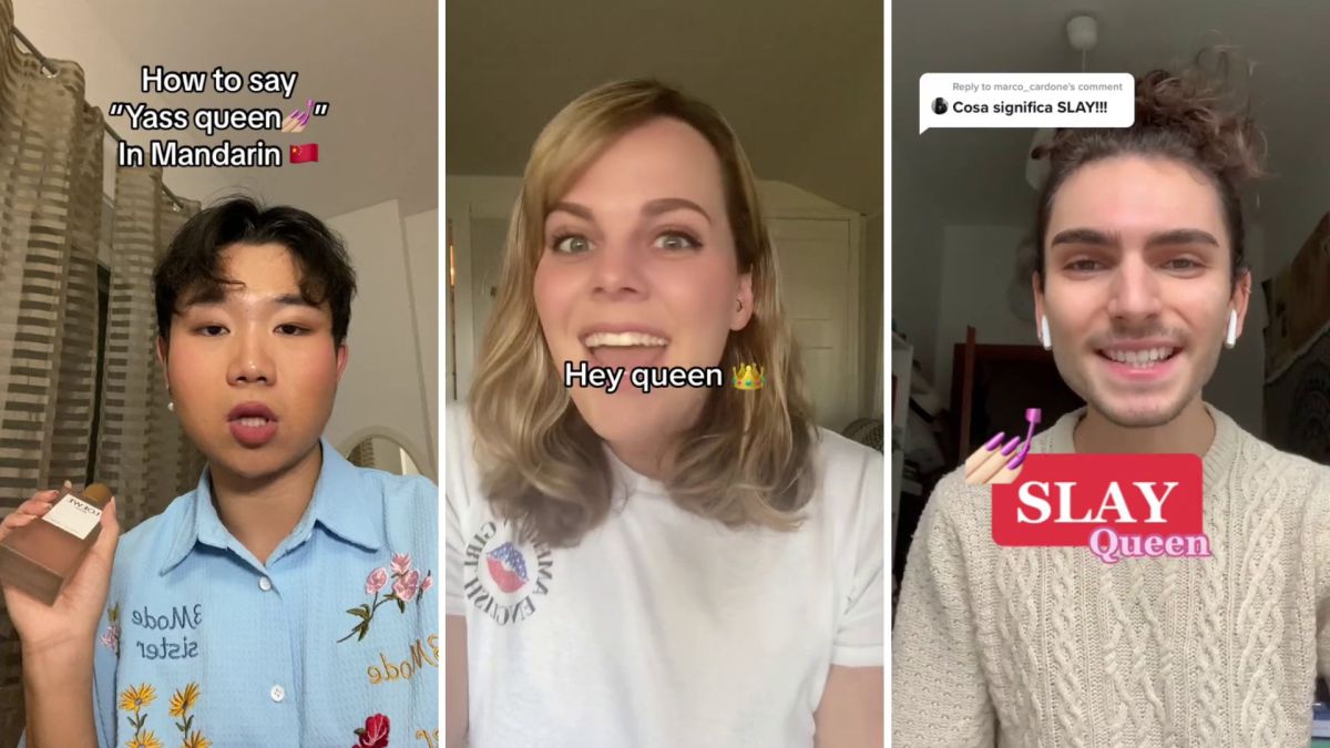 « queen » est beaucoup utilisé sur TikTok // Source : Montage Numerama « queen » est beaucoup utilisé sur TikTok // Source : Montage Numerama
