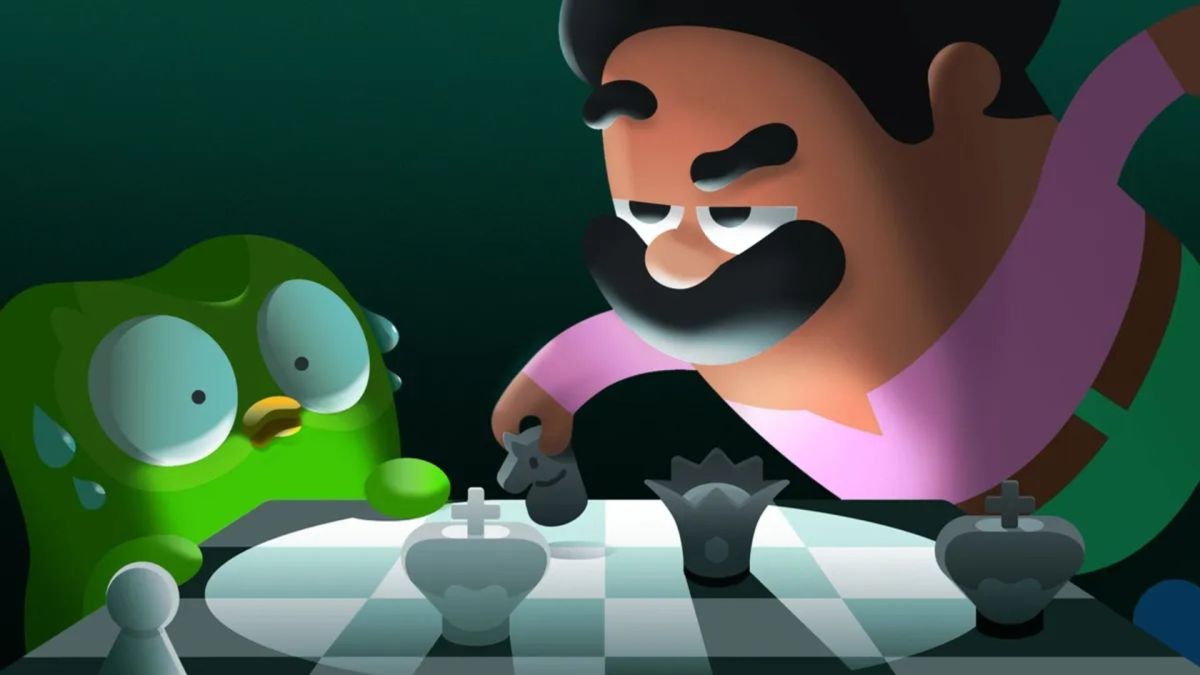 Duolingo va se mettre aux échecs // Source : Duolingo Duolingo va se mettre aux échecs // Source : Duolingo