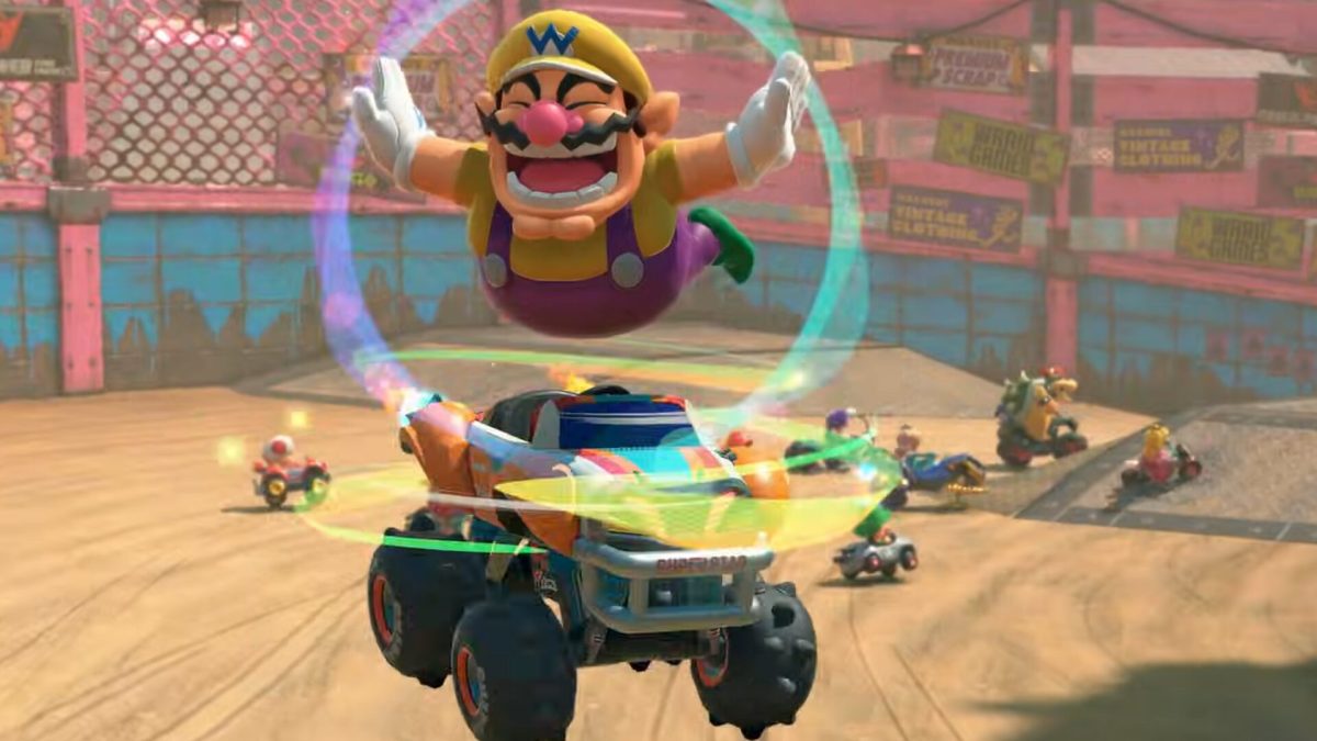 Wario dans Mario Kart World. // Source : Nintendo Wario dans Mario Kart World. // Source : Nintendo
