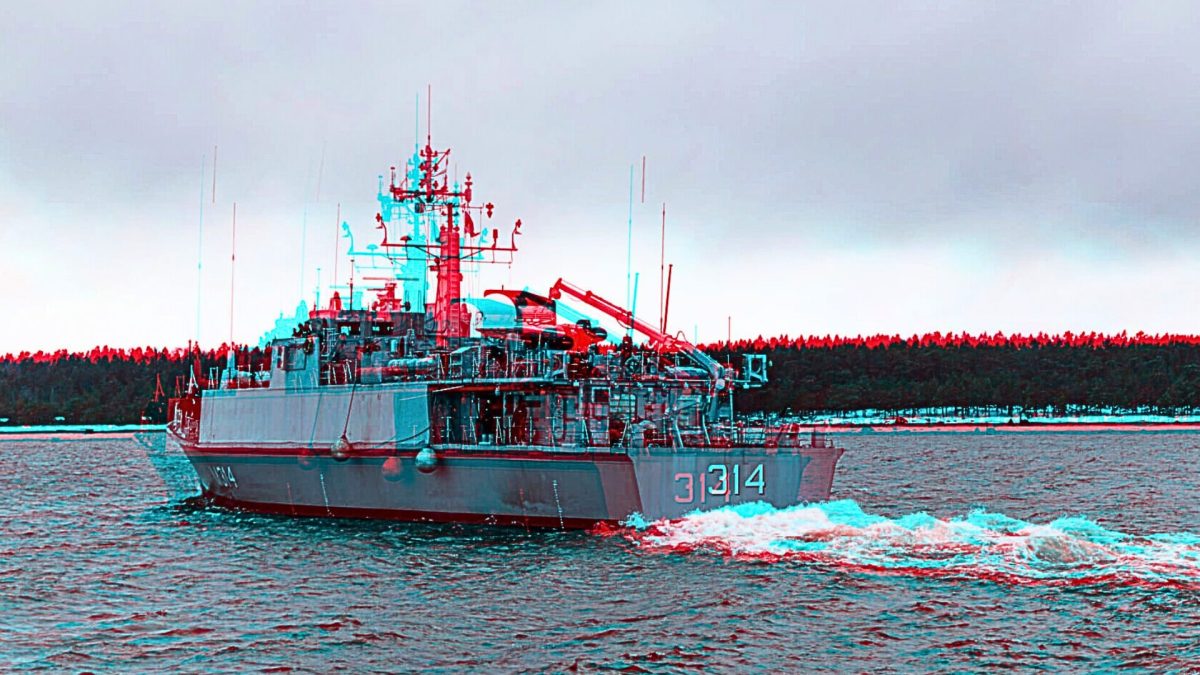 Un navire de la flotte estonienne. // Source : Marine estonienne Un navire de la flotte estonienne. // Source : Marine estonienne