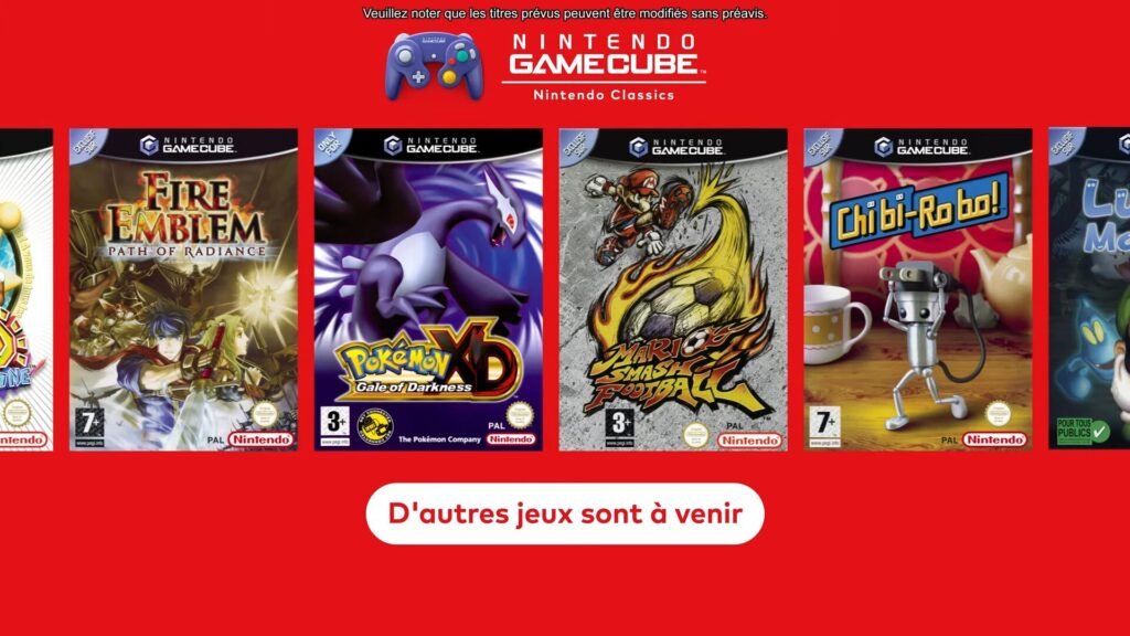 Le catalogue GameCube débarque sur Nintendo Switch 2.