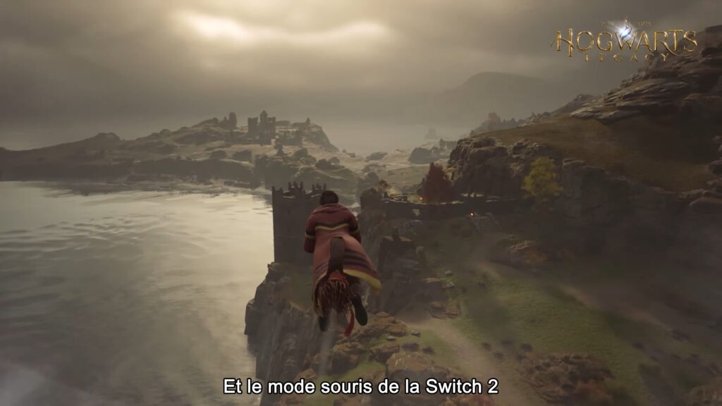 On peut jouer avec le Joy-Con 2 en mode souris à Hogwarts Legacy // Source : Nintendo On peut jouer avec le Joy-Con 2 en mode souris à Hogwarts Legacy // Source : Nintendo