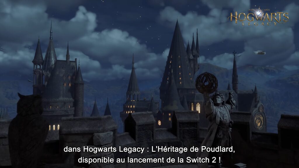 Hogwarts Legacy sera disponible au lancement de la Switch 2 // Source : Nintendo Hogwarts Legacy sera disponible au lancement de la Switch 2 // Source : Nintendo