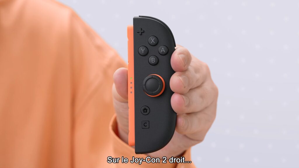 Le Joy-Con 2 droit // Source : Nintendo Le Joy-Con 2 droit // Source : Nintendo
