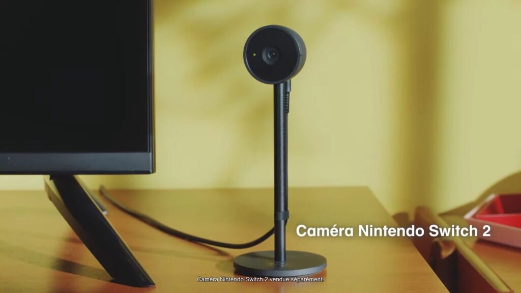 La caméra de la Nintendo Switch 2. La caméra de la Nintendo Switch 2.