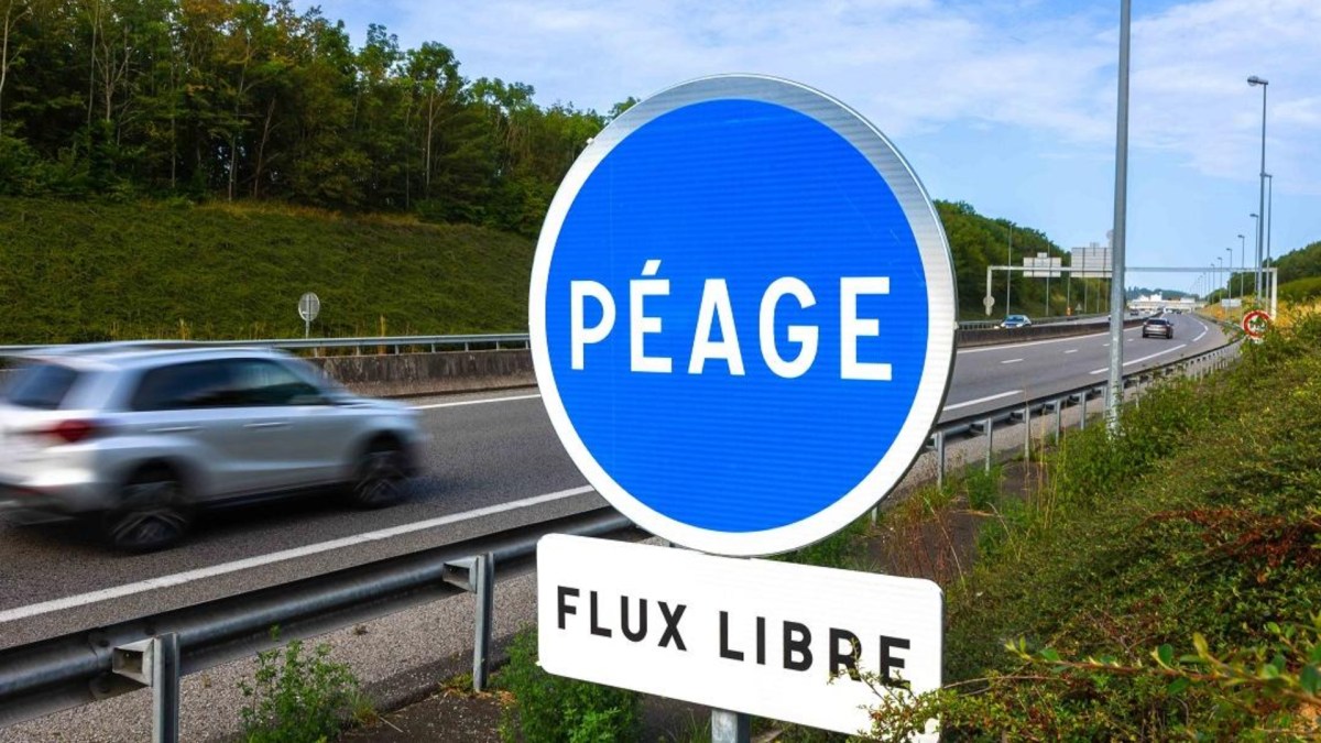 Panneau péage Flux Libre // Source : Sanef Panneau péage Flux Libre // Source : Sanef