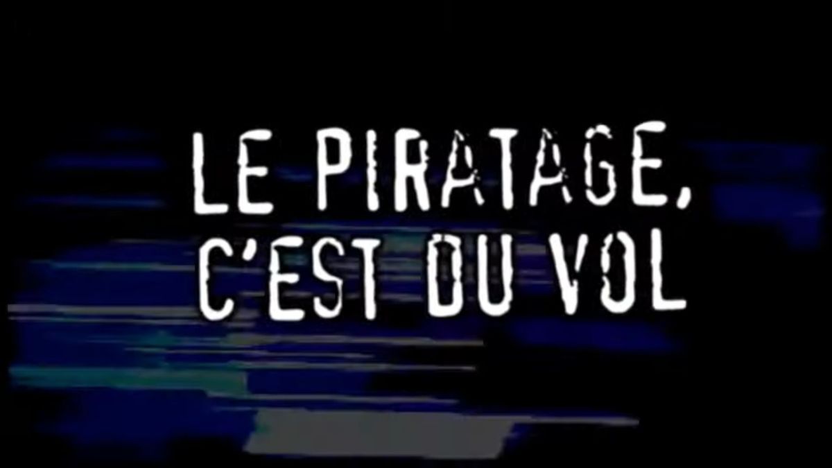 Extrait de la publicité anti-piratage. // Source : Capture YouTube PelliCulte