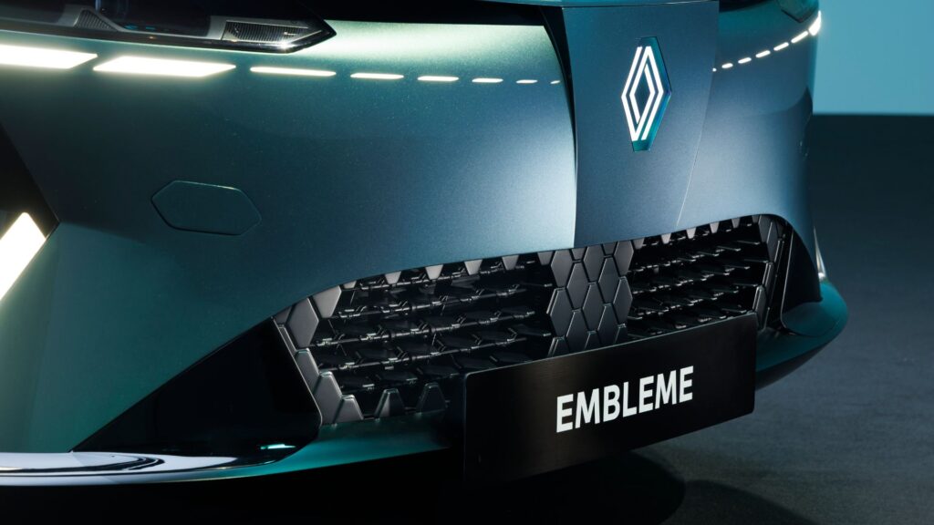 La prise d'air active du Renault Emblème // Source : Renault La prise d'air active du Renault Emblème // Source : Renault