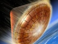 Vue d'artiste d'une capsule effectuant sa rentrée atmosphérique. // Source : ESA - D.Ducros (image recadrée) Vue d'artiste d'une capsule effectuant sa rentrée atmosphérique. // Source : ESA - D.Ducros (image recadrée)