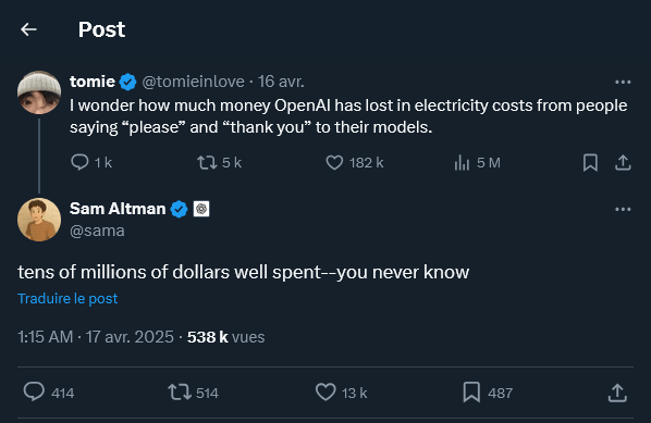 sam altman politesse sam altman politesse