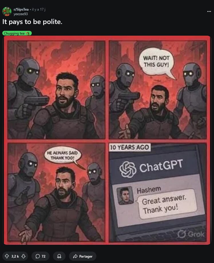 says polite says polite