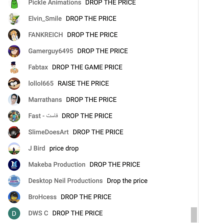 Nintendo se fait harceler dans les commentaires. Nintendo se fait harceler dans les commentaires.