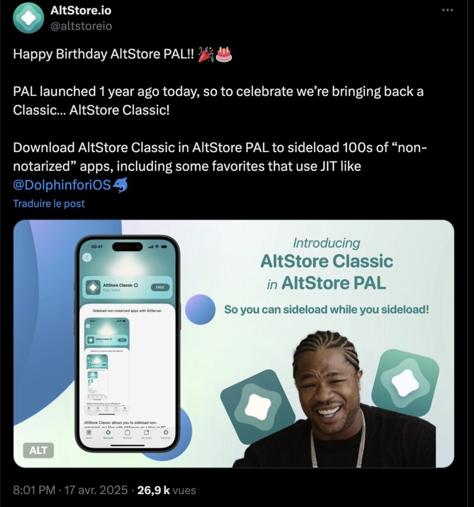 Avec AltStore Classic, installer un faux Spotify devient facile. Avec AltStore Classic, installer un faux Spotify devient facile.