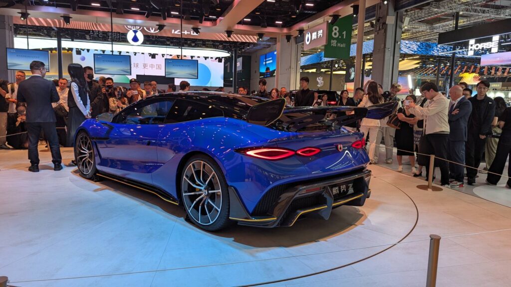 Le concept Denza Z chasse sur les terres des supercars italiennes // Source : Raphaelle Baut pour Numerama