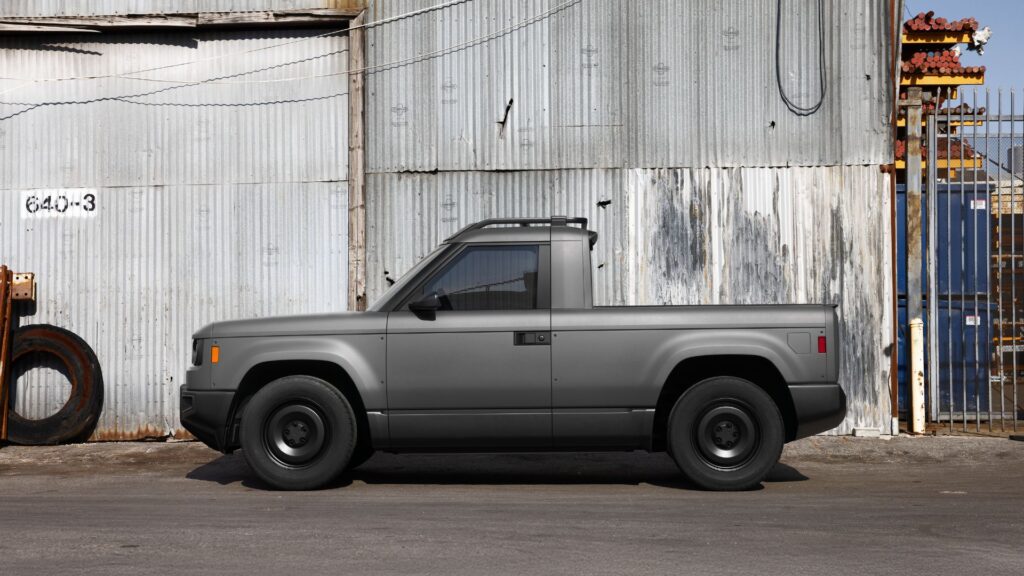 Le pick-up électrique Slate (2026) // Source : Slate Auto Le pick-up électrique Slate (2026) // Source : Slate Auto