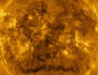 Le Soleil vu par Solar Orbiter. // Source : ESA & NASA/Solar Orbiter/EUI Team, E. Kraaikamp (ROB)