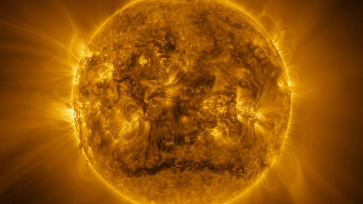 Le Soleil vu par Solar Orbiter. // Source : ESA & NASA/Solar Orbiter/EUI Team, E. Kraaikamp (ROB) Le Soleil vu par Solar Orbiter. // Source : ESA & NASA/Solar Orbiter/EUI Team, E. Kraaikamp (ROB)