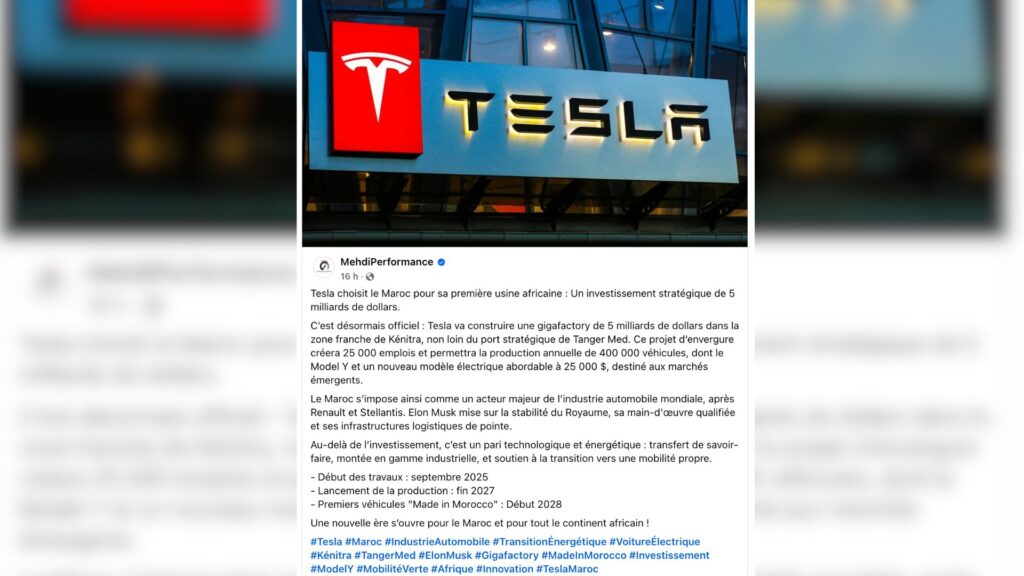 La fausse information a été relayé sur les réseaux sociaux par de nombreux utilisateurs // Source : MehdiPerformance (via Facebook) La fausse information a été relayé sur les réseaux sociaux par de nombreux utilisateurs // Source : MehdiPerformance (via Facebook)
