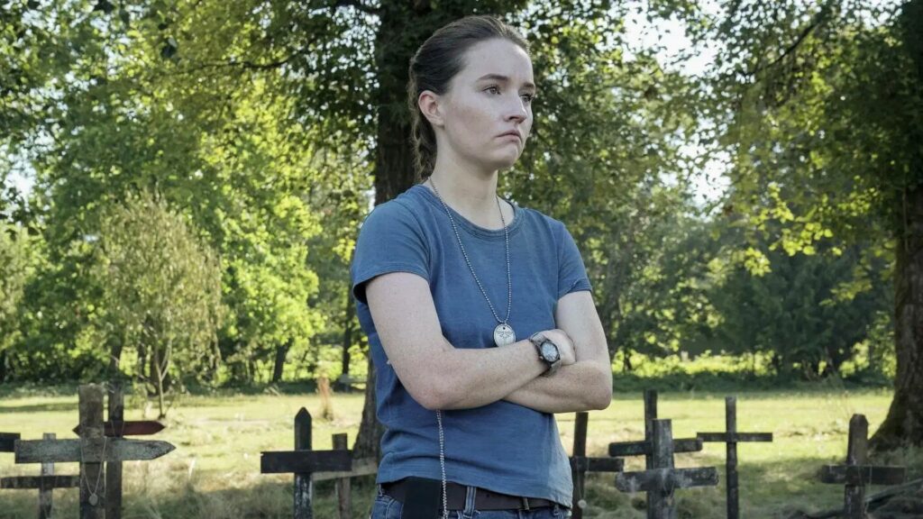 Kaitlyn Dever dans l'épisode 1 de la saison 2 de The Last of Us. // Source : HBO Kaitlyn Dever dans l'épisode 1 de la saison 2 de The Last of Us. // Source : HBO