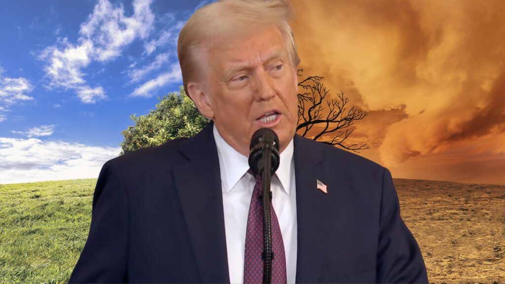 Depuis son arrivée au pouvoir, la science est tout sauf la priorité de Donald Trump. // Source : Montage Numerama Depuis son arrivée au pouvoir, la science est tout sauf la priorité de Donald Trump. // Source : Montage Numerama