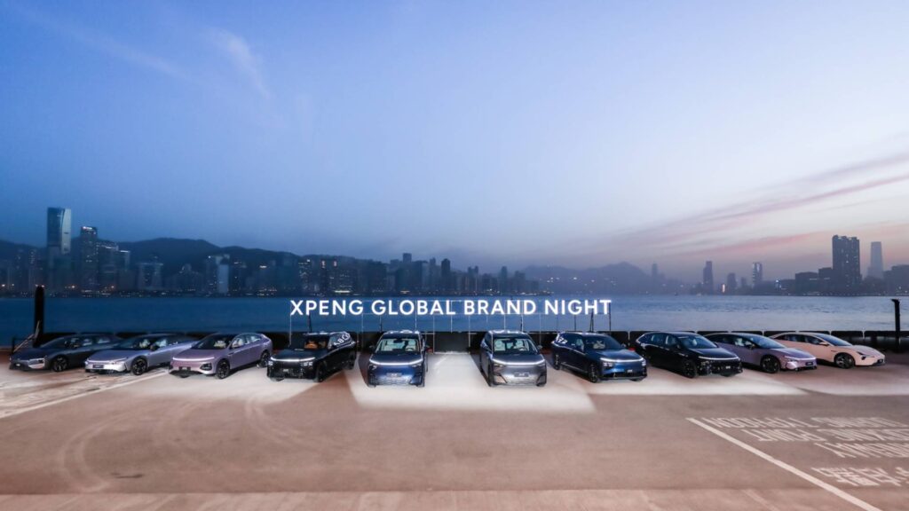 Conférence Xpeng global brand night // Source : Xpeng Conférence Xpeng global brand night // Source : Xpeng