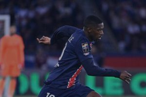 Ousmane Dembélé avec le PSG // Source : PSG Ousmane Dembélé avec le PSG // Source : PSG