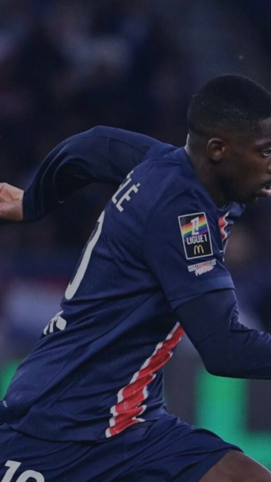 Ousmane Dembélé avec le PSG // Source : PSG Ousmane Dembélé avec le PSG // Source : PSG