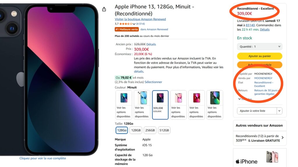 Prêtez attention à l'état et aux notes du vendeur avant l'achat Prêtez attention à l'état et aux notes du vendeur avant l'achat