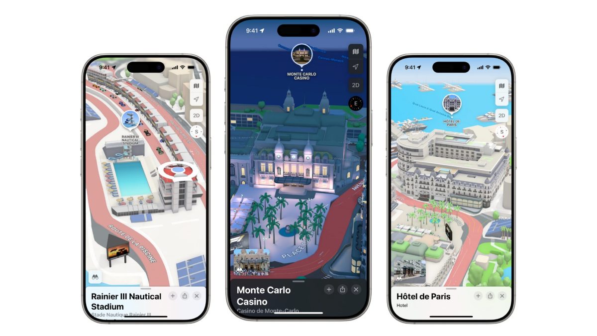 Apple Plans sublime Monaco // Source : Montage Numerama