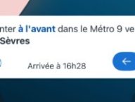 L'application Île-de-France Mobilités en Live Activities sur iOS. // Source : Numerama L'application Île-de-France Mobilités en Live Activities sur iOS. // Source : Numerama