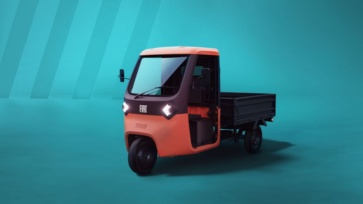 Le triporteur électrique Fiat Tris // Source : Fiat Le triporteur électrique Fiat Tris // Source : Fiat