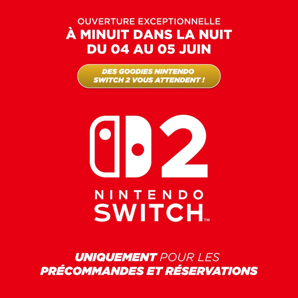 La Nintendo Switch 2 sera disponible chez Micromania dès minuit // Source : Micromania La Nintendo Switch 2 sera disponible chez Micromania dès minuit // Source : Micromania