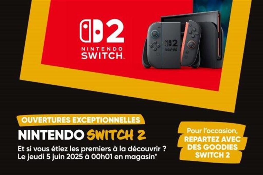 La Switch 2 à minuit chez Fnac. La Switch 2 à minuit chez Fnac.
