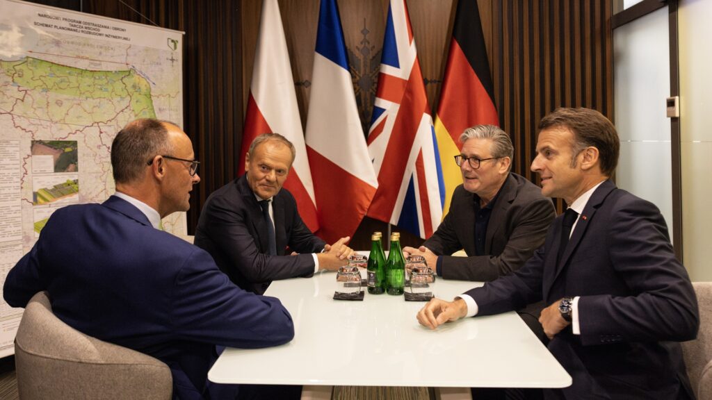 macron tusk merz Starmer macron tusk merz Starmer